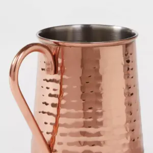 27oz Stainless Steel Hammered Mug Copper - Threshold™