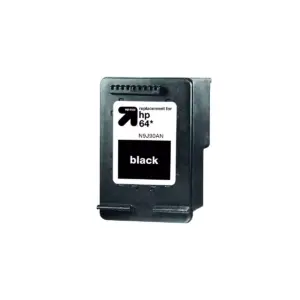 Remanufactured Single Black Standard Ink Cartridge - Compatible with HP 64 Ink Series Printers - TAR64B - up & up™