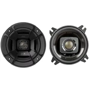 Polk 4-Inch 135W 2-Way Speakers with Boss 6.5-Inch 300W 3-Way Coaxial Speakers