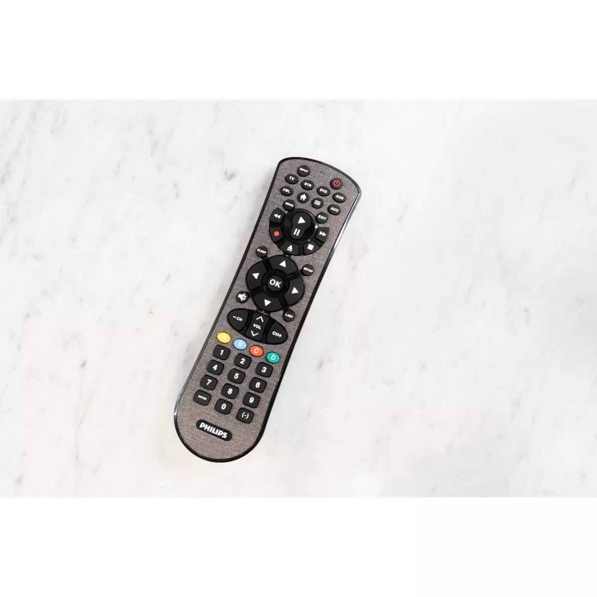 Philips 6-Device Universal Remote Control - Soft Touch Gray