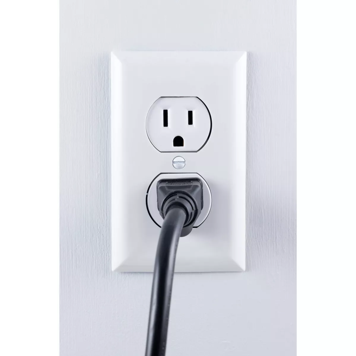 General Electric 2pk 3' Extension Cord With 6 Outlet Surge Protector Black