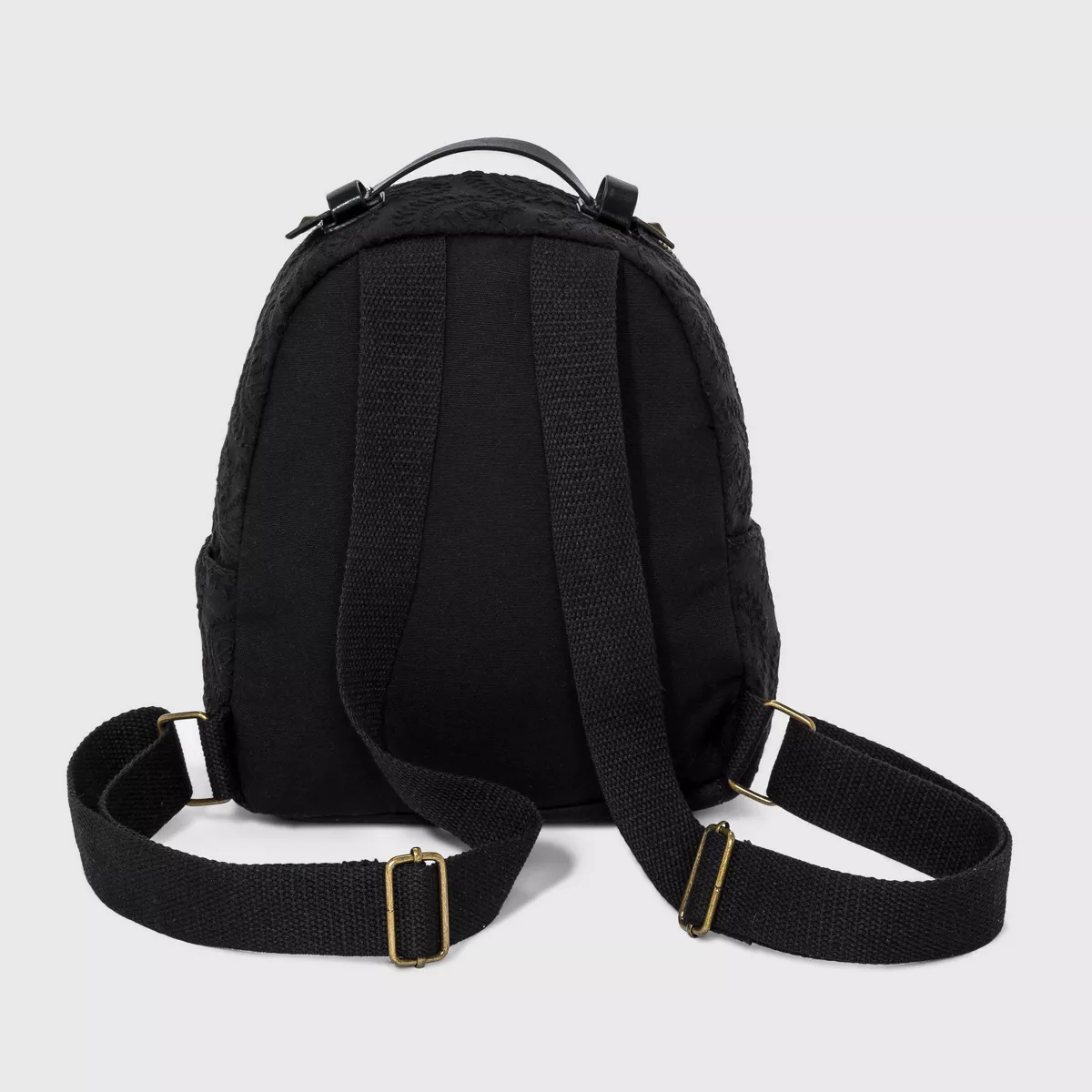 Girls' Eyelet Paisley Mini Backpack - art class™ Black