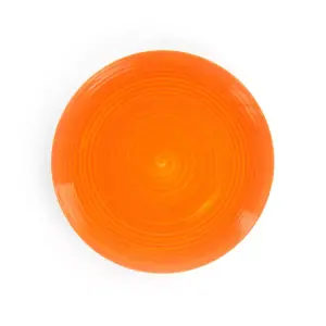 Gibson Home Crenshaw 4 Piece Fine Ceramic Dinner Plate Set in Assorted Colors