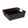 Simplify Large Woven Storage Bin Chocolate