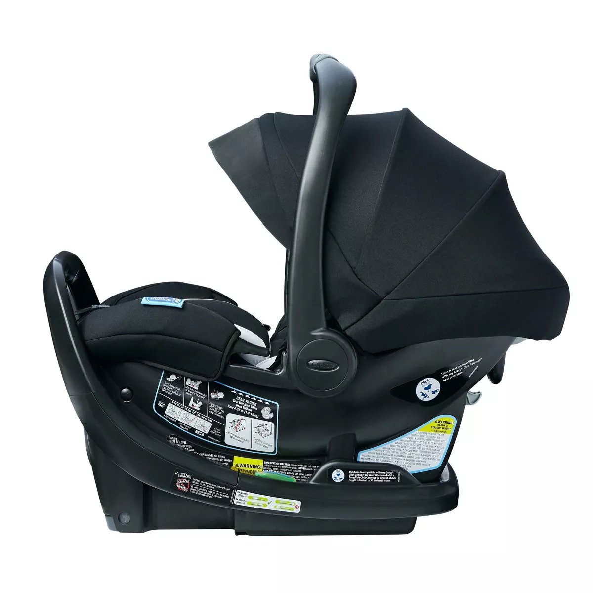 Graco SnugRide SnugFit 35 DLX Infant Car Seat Featuring Safety Surround - Jacks
