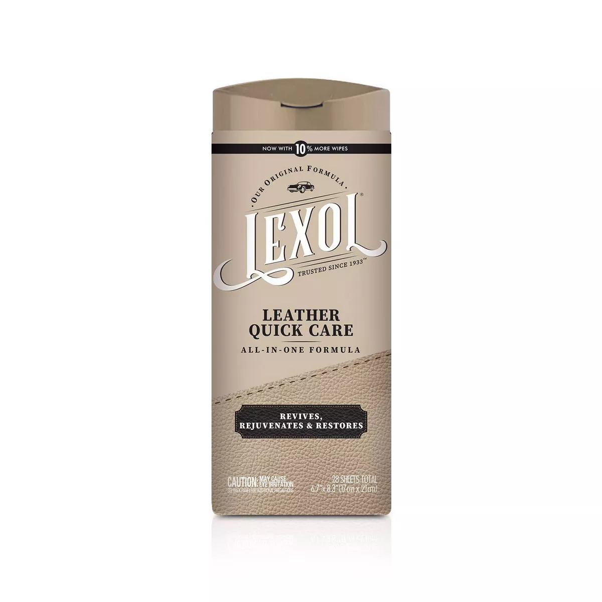 Lexol Leather 28pk Quick Care Wipes and Conditioning Wipes
