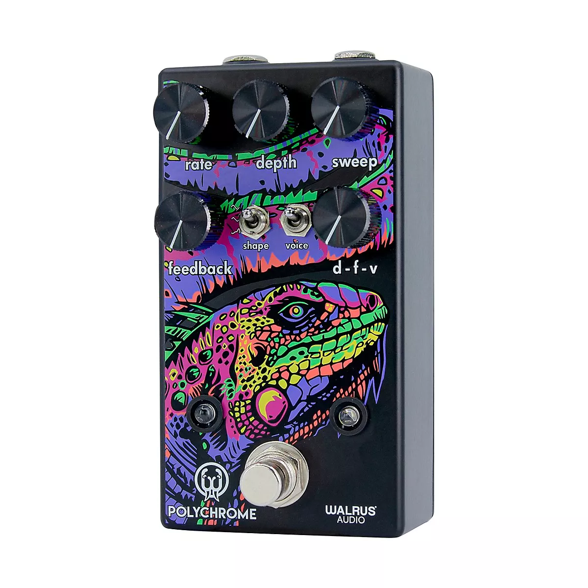 Walrus Audio Polychrome Flanger Effects Pedal Black