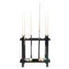 Hathaway Classic Floor Billiard Pool Cue Rack - Black
