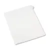 Avery Allstate-Style Legal Exhibit Side Tab Divider Title: 2 Letter White 25/Pack 82200