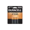 Duracell Coppertop AAA Batteries - 4 Pack Alkaline Battery