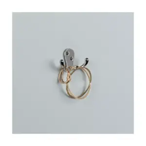 Franklin Brass 5pk Double Prong Robe Decorative Hooks Chrome