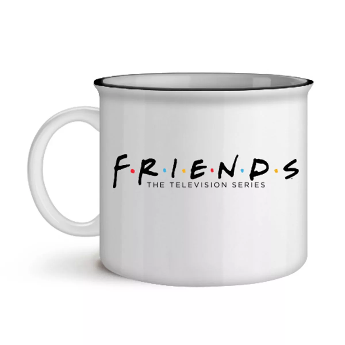 Friends 20oz Ceramic We Were On A Break Camper Mug - Silver Buffalo