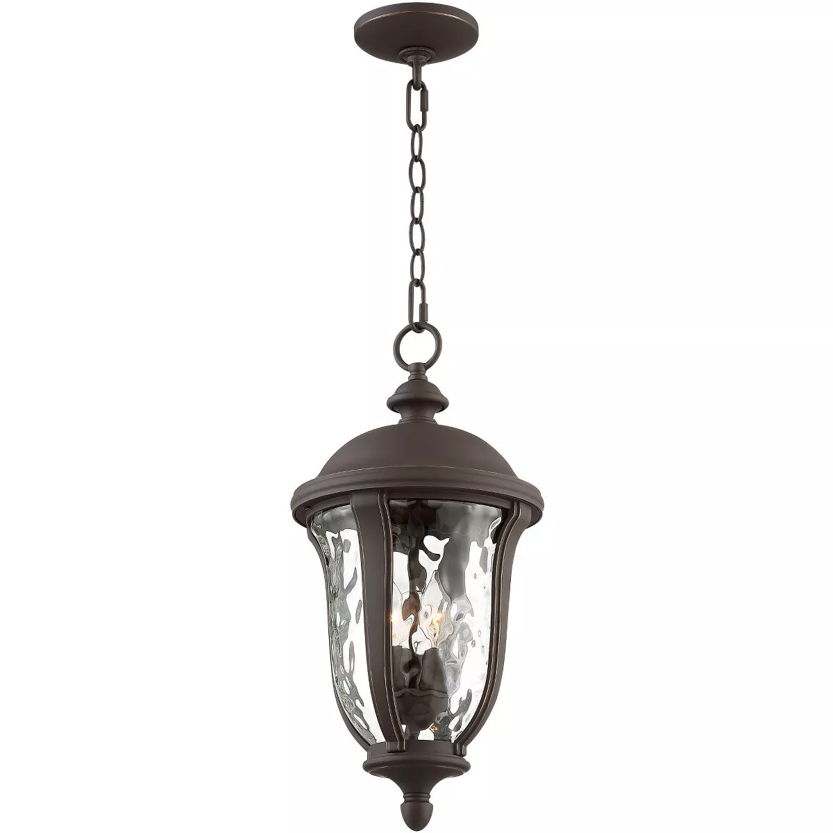 John Timberland Traditional Outdoor Ceiling Light Hanging Bronze 20