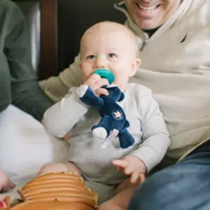 WubbaNub Pacifier - MLB Houston Astros Bear