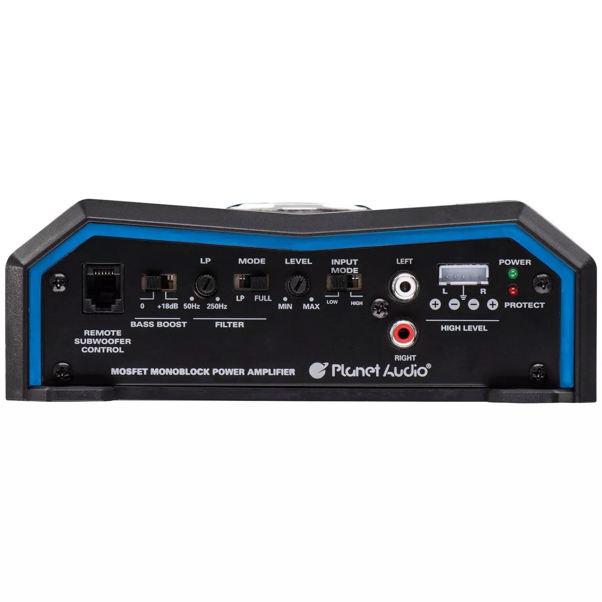 Planet Audio Pulse 1500W Monoblock Class AB MOSFET Amplifier w/ Remote PL1500.1M
