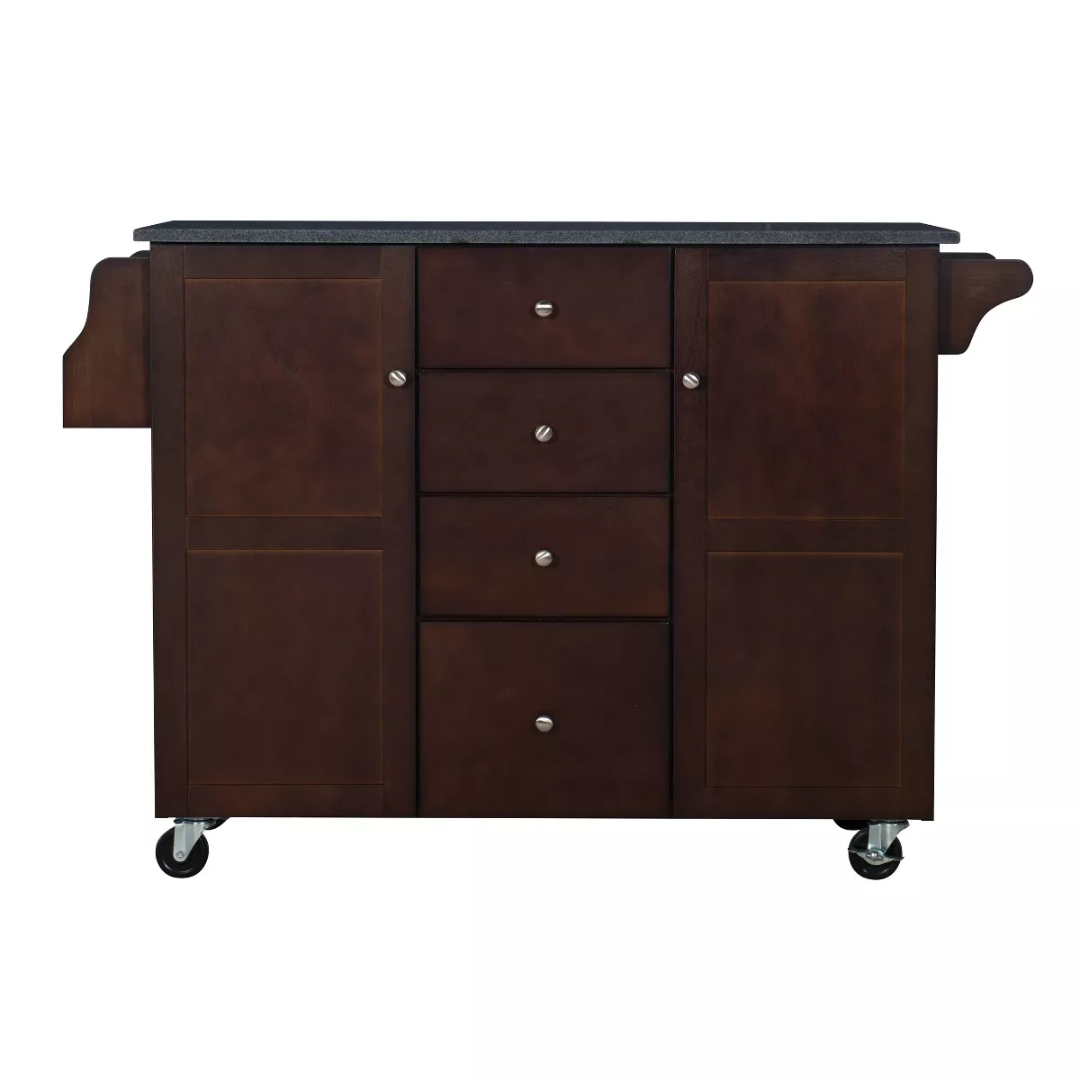 Alanis Kitchen Cart Espresso - Linon