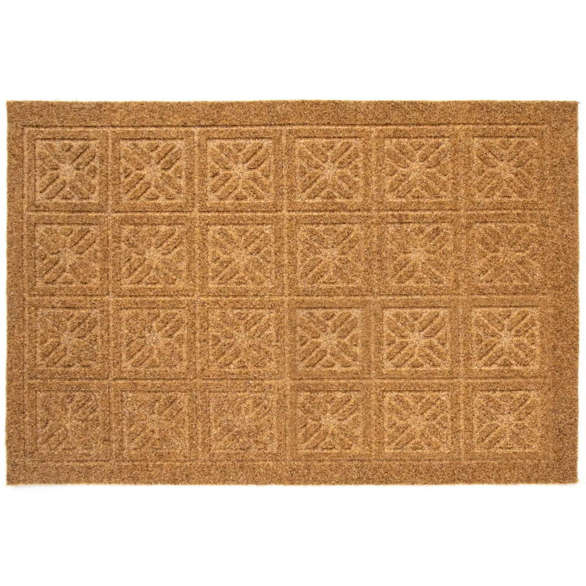2'X3' Geometric Doormats Tan - Multy Home LP