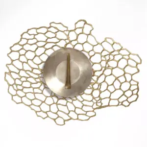 4pk Pressed Sea Lace Placemats Brass - Chilewich