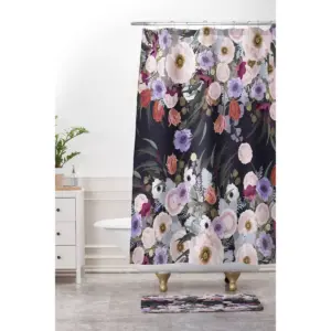 Iveta Abolina Afrodille Shower Curtain Purple - Deny Designs