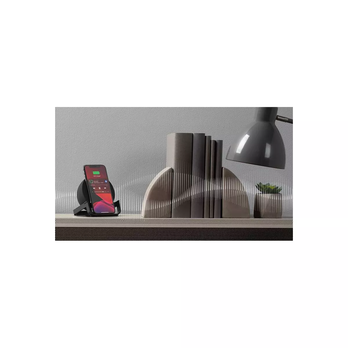 Belkin 10W Qi Wireless and Bluetooth Speaker Stand - Black