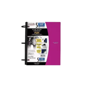 Five Star 5-Subject Notebook, 8.5 x 11 08128