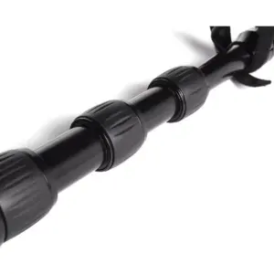 LyxPro Portable Mic Boom Pole Arm 5 Section Stretchable Padded Handheld Telescopic Aluminum Adjustable with Built in Internal XLR Cable Shotgun Zoom Microphones, Fish Pole extends 2.4’ - 9.25’ MPL-20