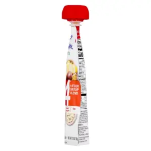 Plum Organics Mighty 4 Sweet Potato Banana Passionfruit & Greek Yogurt & Oat Baby Food Pouch - 3.75oz