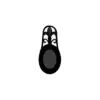 Home Basics Cast Iron Fleur De Lis Spoon Rest, Black