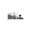 Home Basics Chrome Plated Steel Faucet Spacer Over the Sink Shelf with Cutlery Holder