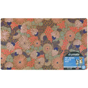 Drymate Dog and Cat Feeding Placemat - Reef Brown