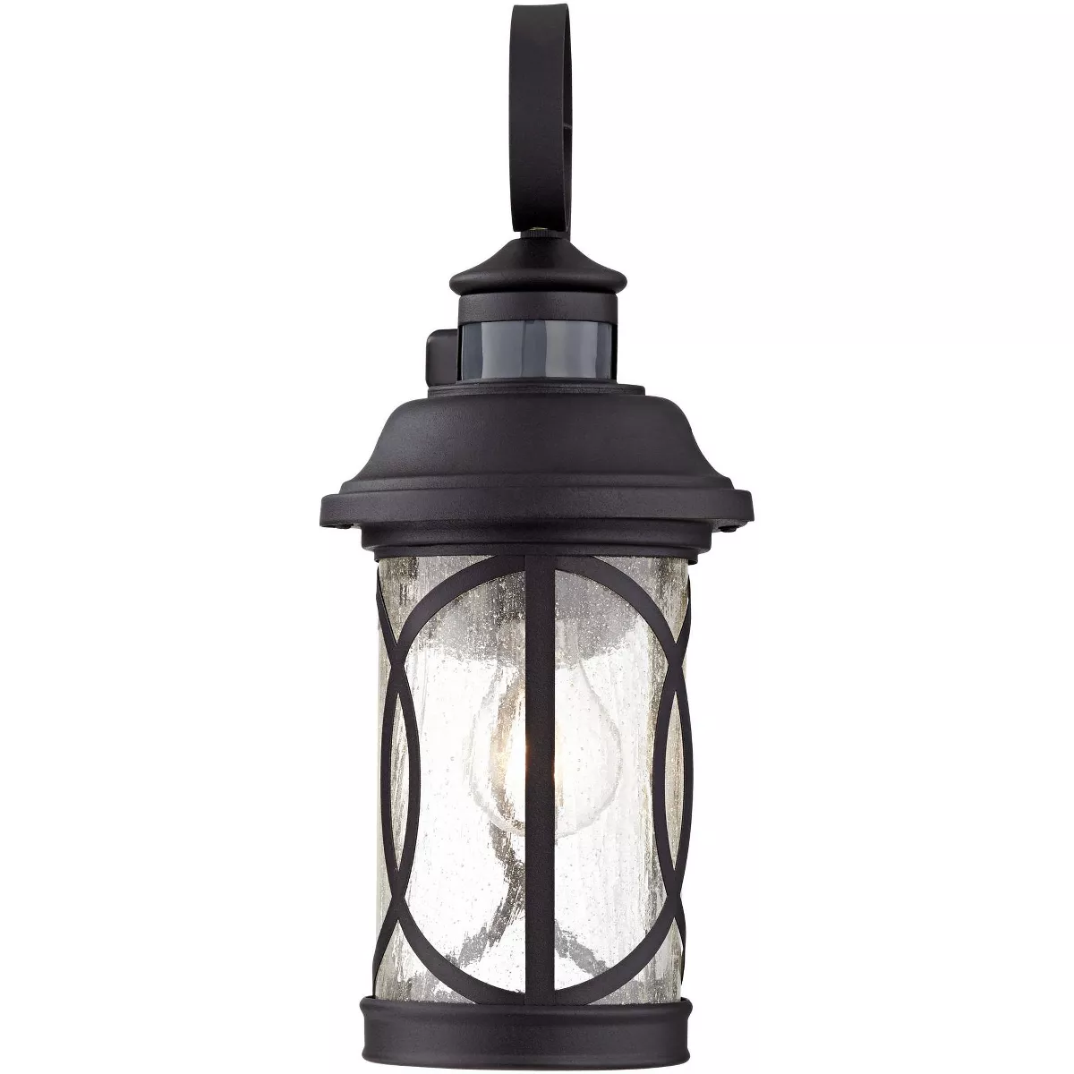 John Timberland Capistrano Black Motion Sensor Outdoor Lights Set of 2