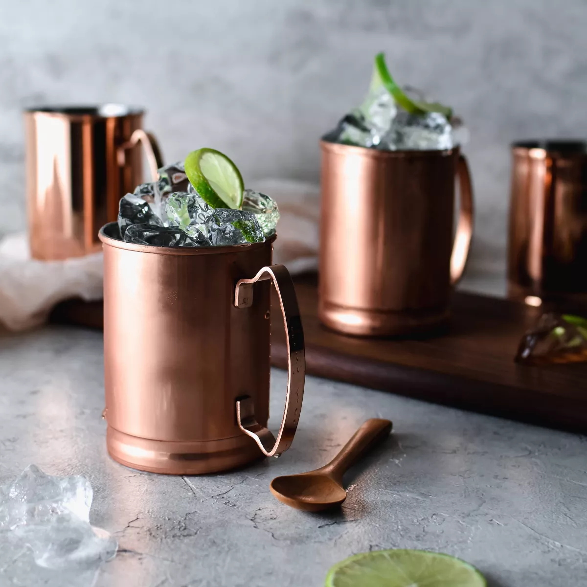 Libbey Moscow Mule Copper Mugs 14oz - Set of 4