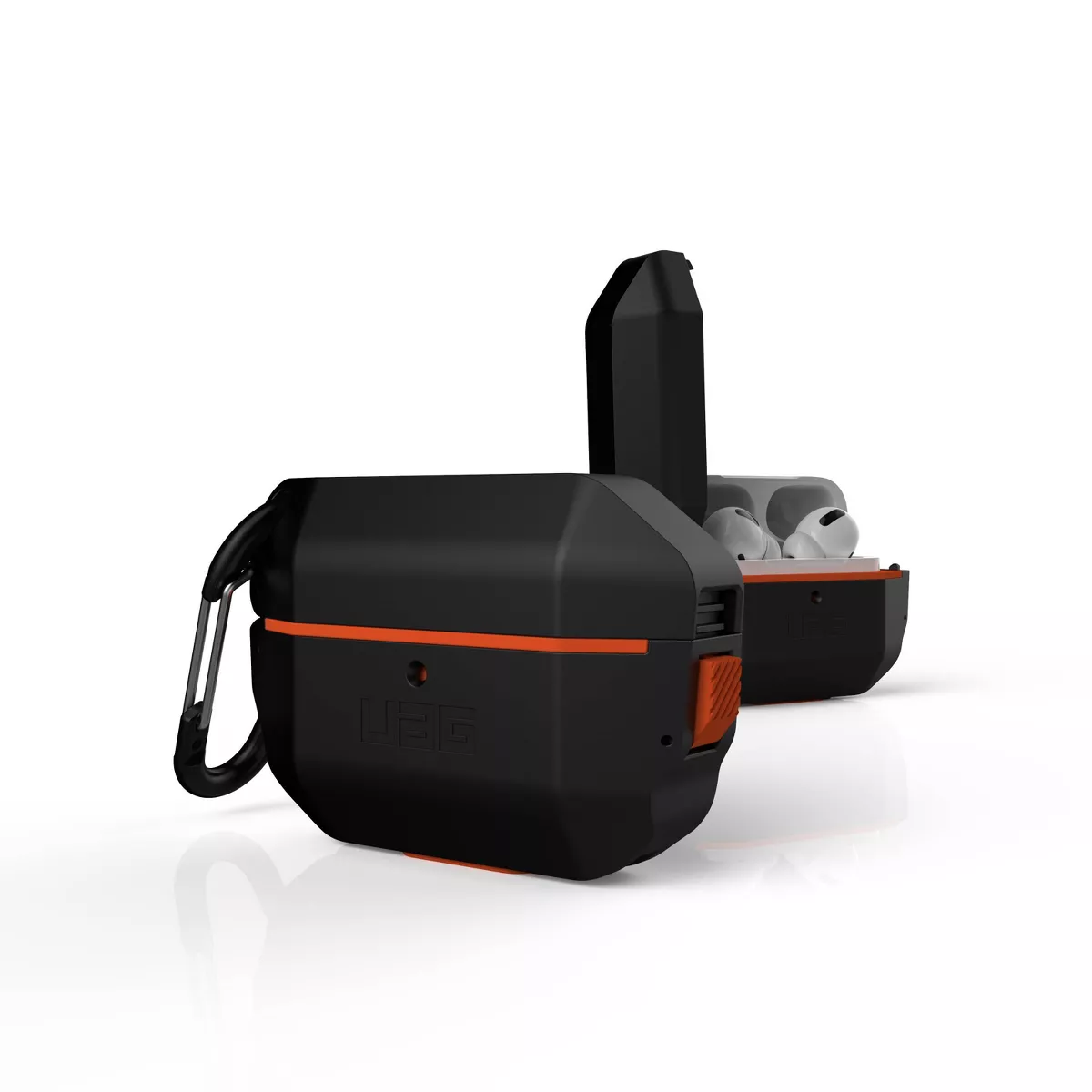 Urban Armor Gear (UAG) Apple Airpods Pro Hardcase Case - Black/Orange