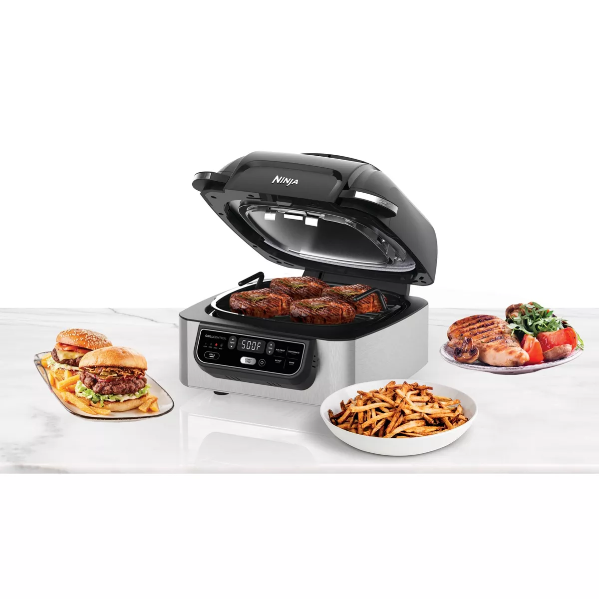 Ninja Foodi 4qt 5-in-1 Indoor Grill and Air Fryer - AG301
