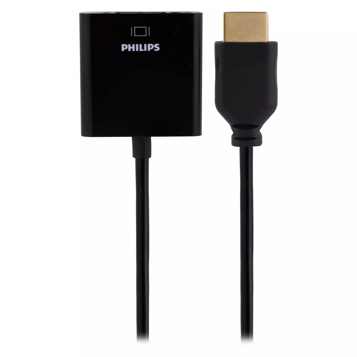 Philips HDMI to VGA Adapter - Black