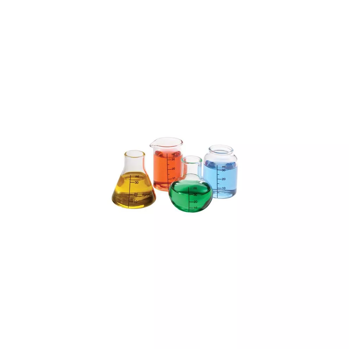 UT Brands Lab Shots | Set of 4 Science Beaker 1oz Shot Glasses
