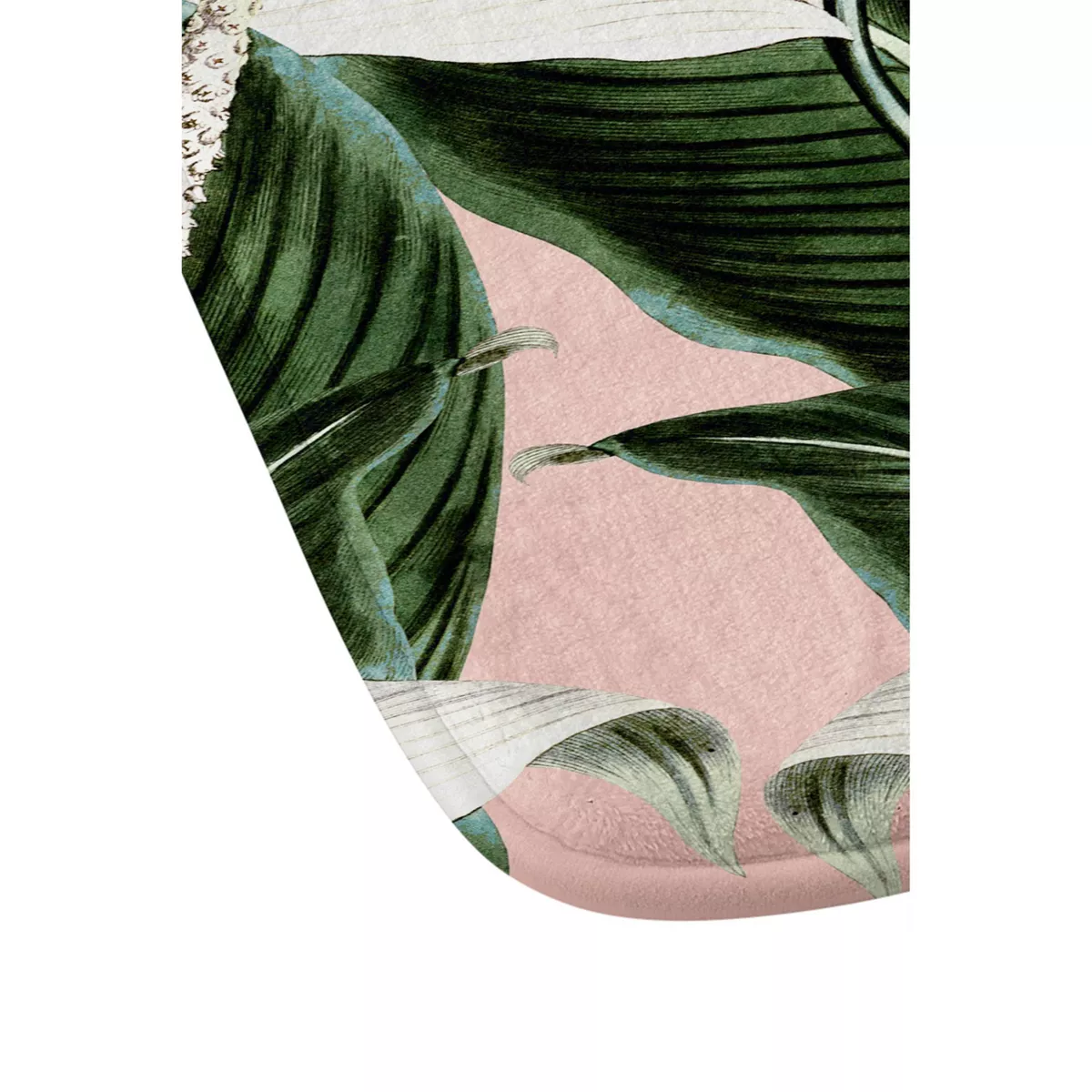 Marta Barragan Camarasa Sweet Floral Desert Bath Mat Green - Deny Designs