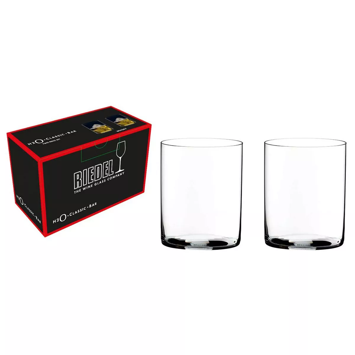 Riedel 0414/02 O Wine Collection Classic Crystal Whiskey Tumbler Glass, Set of 2