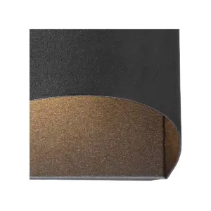 Possini Euro Design Modern Outdoor Wall Light Fixture LED Textured Black Dark Sky 5 1/2
