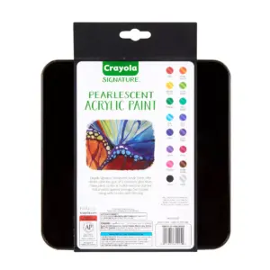 Crayola Signature 16ct .41 fl oz Pearlescent Acrylic Paint