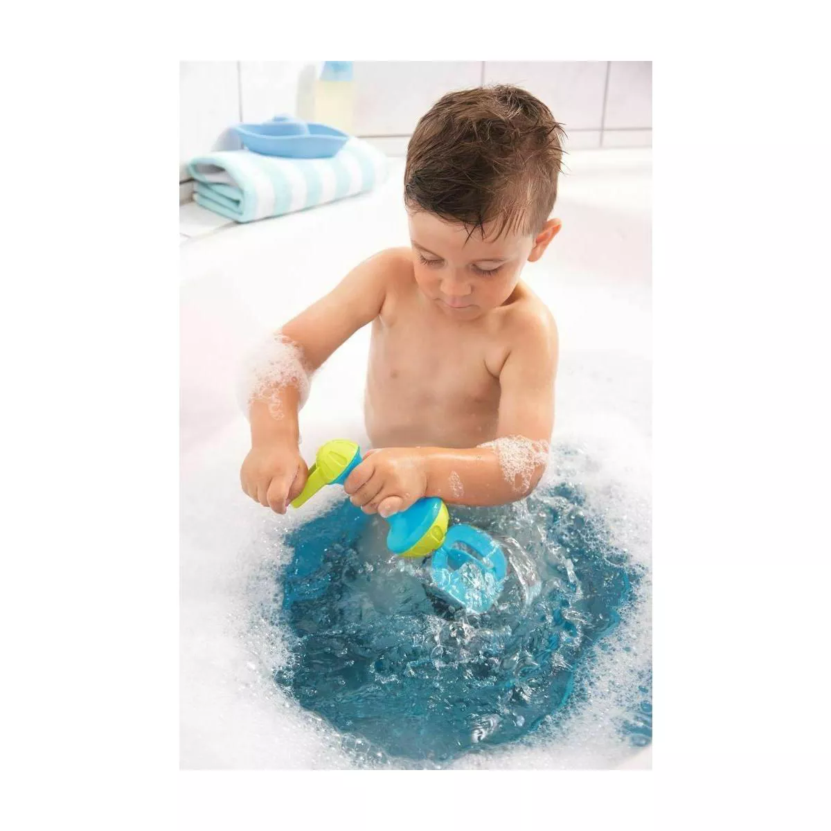 HABA Bubble Bath Whisk Blue - Create Fun Bubbles in The Bathtub