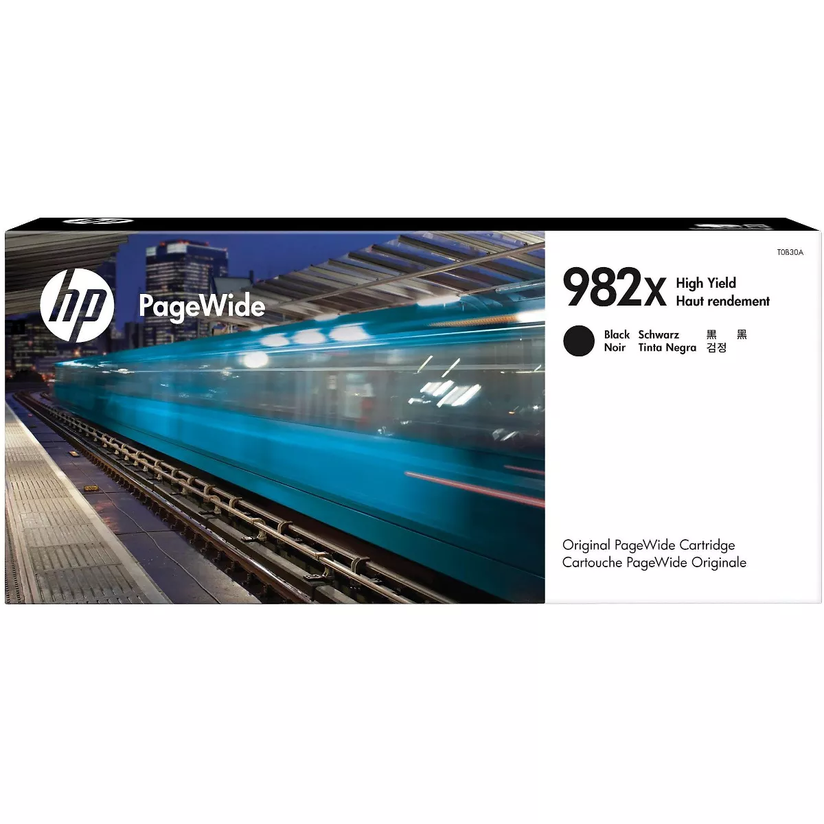 HP 982X (T0B30A) High Yield Black Original Ink 20000 Page-Yield