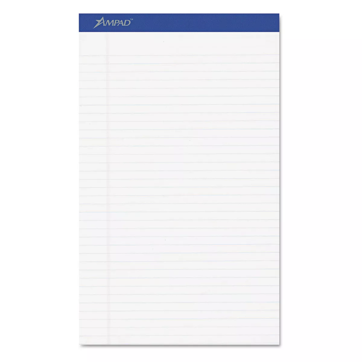 Ampad Perforated Writing Pad 8 1/2 x 14 White 50 Sheets Dozen 20330