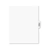 Avery-Style Legal Exhibit Tab Dividers Table of Contents White 25/Set 11910