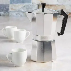 Primula 9-Cup Espresso Maker - Silver