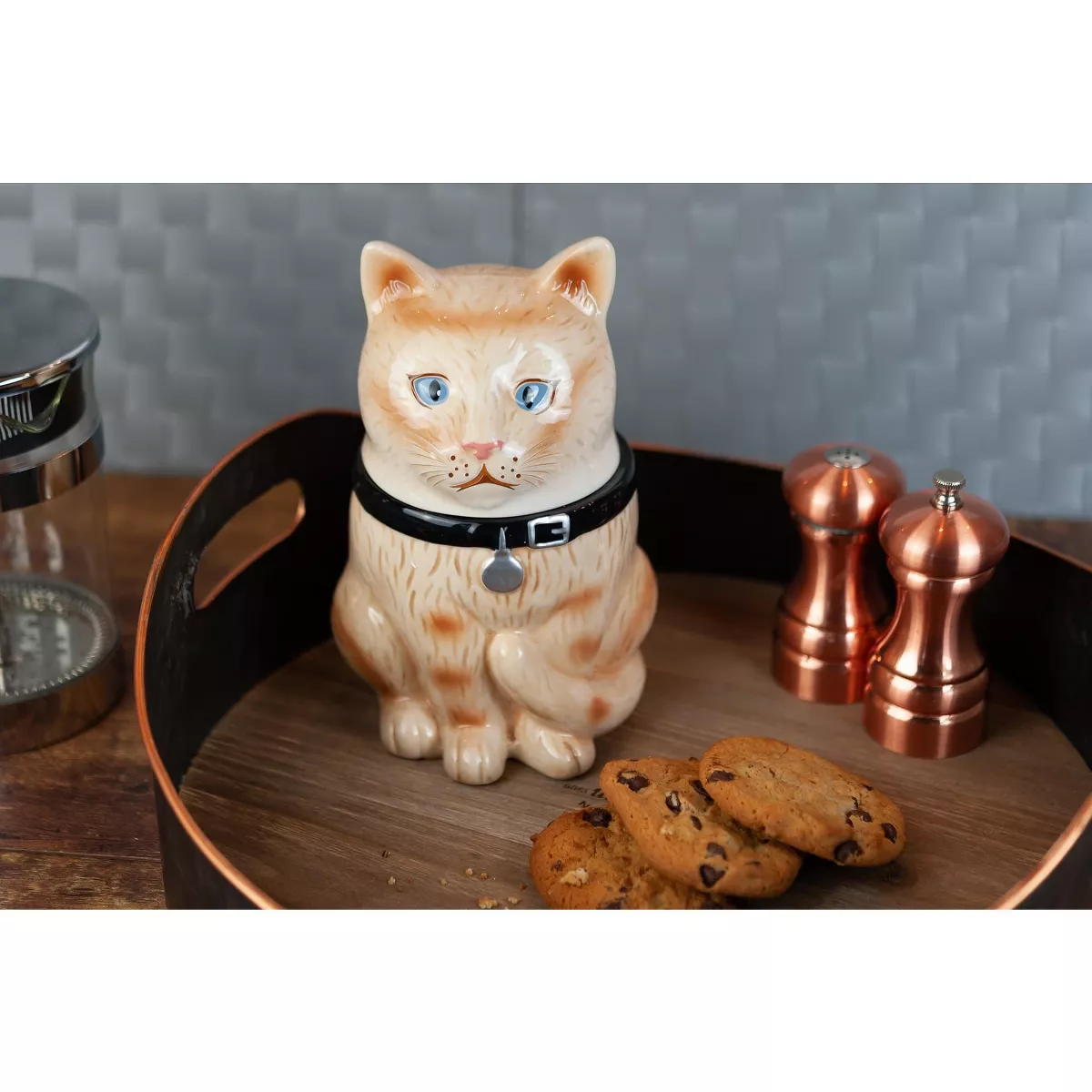 Seven20 Marvel Comics Captain Marvel Goose The Cat Flerken Hand-Painted Cookie Jar