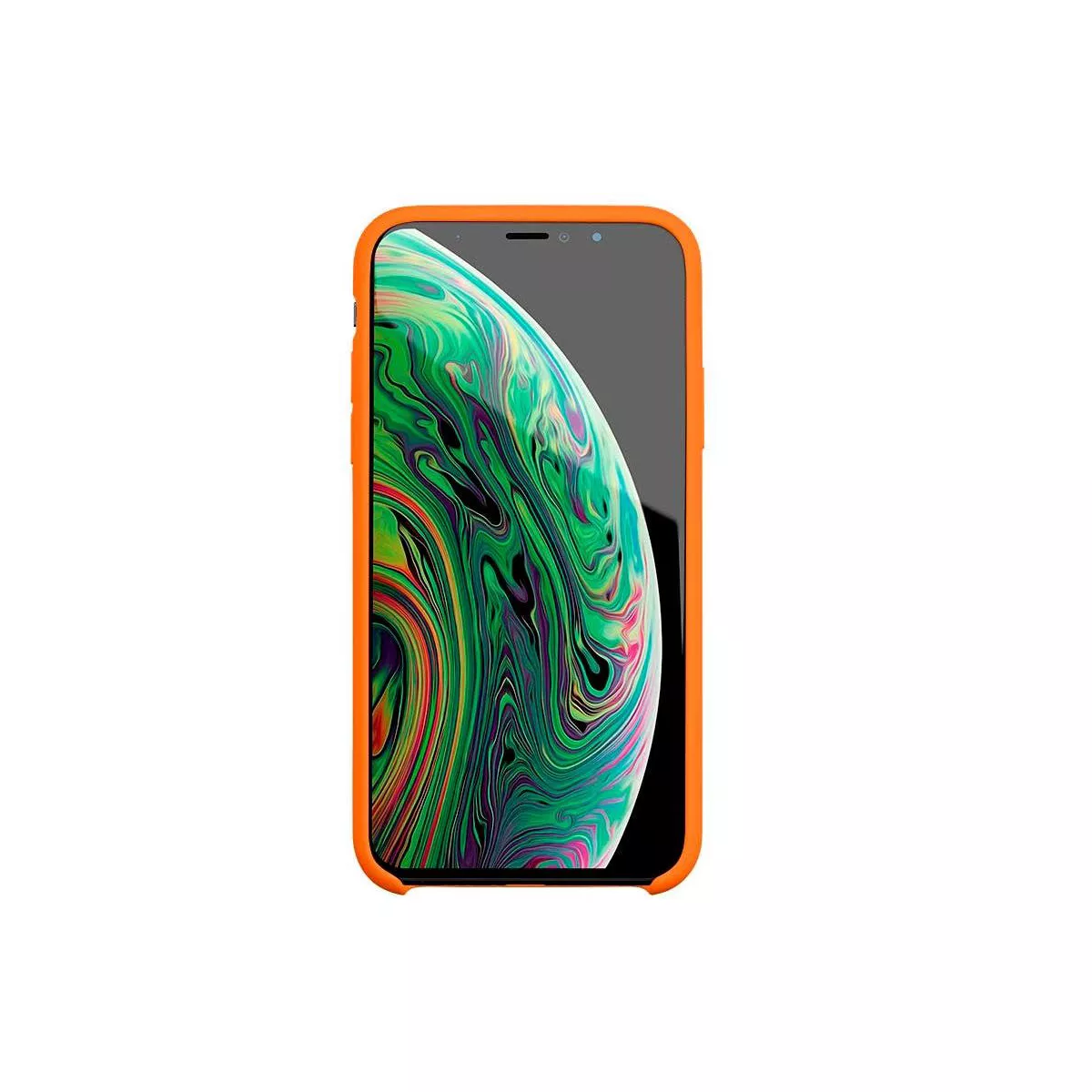 Monoprice iPhone XS Soft Touch Case - Nectarine, Ultra-slim Design With A Strong Polycarbonate Shell - FORM Collection
