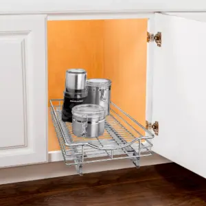 Lynk Professional Slide Out Cabinet Organizer - Pull Out Under Cabinet Sliding Shelf - 11