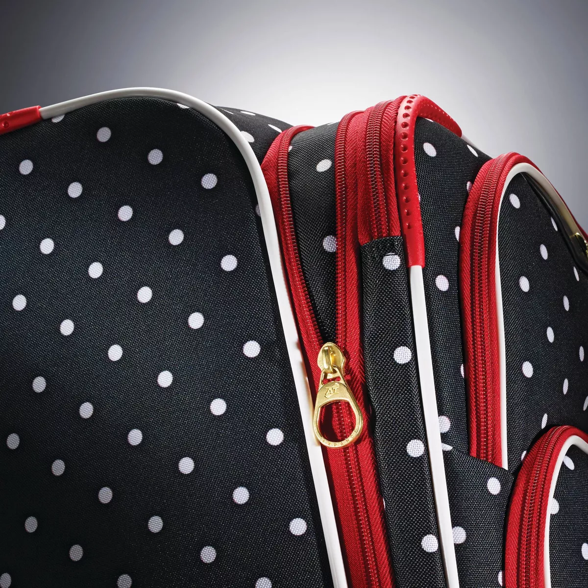 American Tourister 21'' Minnie Mouse Red Bow Softside Spinner Suitcase