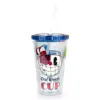 Just Funky Cuphead One Rough/Tough Cup 16oz Carnival Cup w/ Straw & Lid